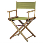 Chaise de réalisateur à cadre naturel de 18 pouces