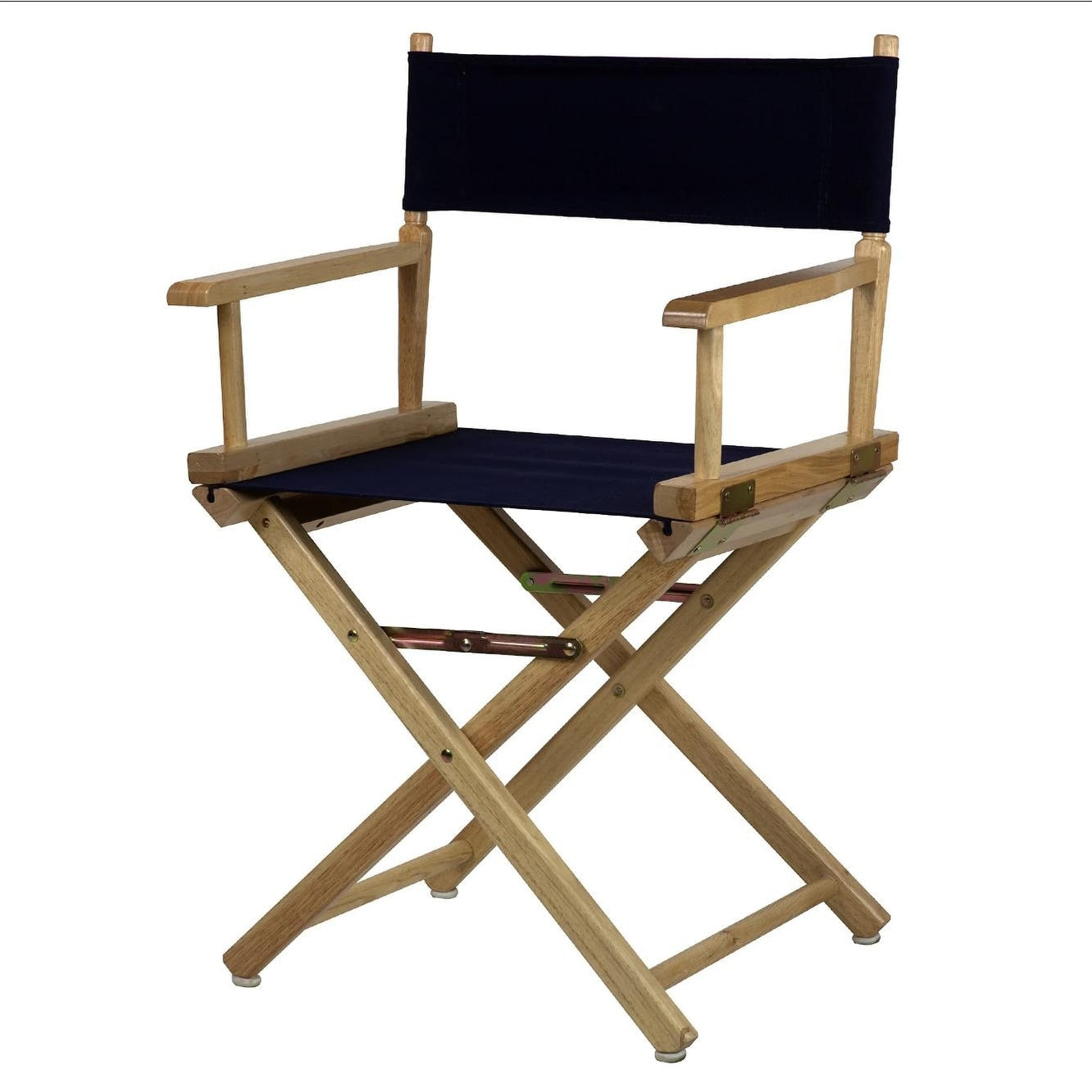 Chaise de réalisateur à cadre naturel de 18 pouces