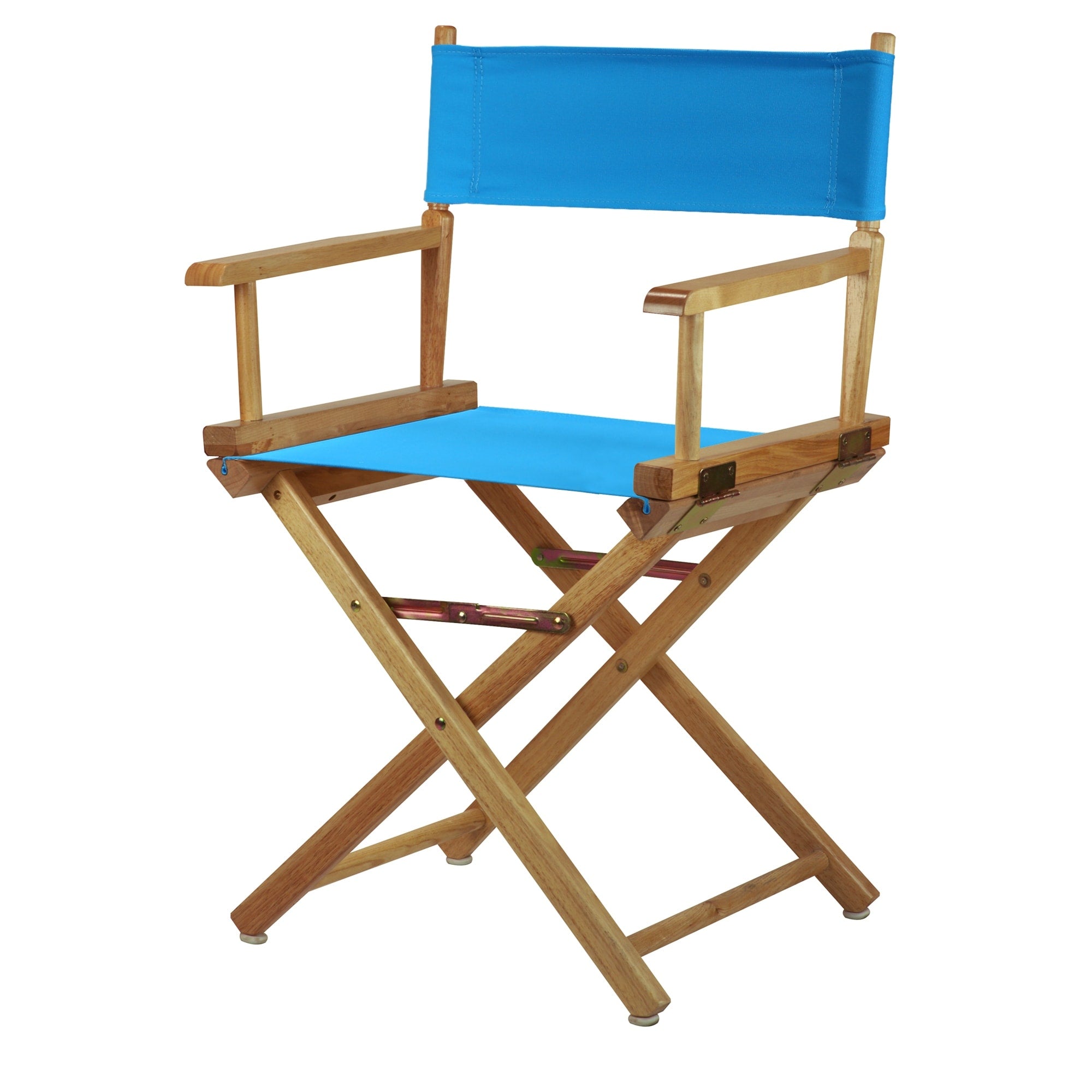 Chaise de réalisateur à cadre naturel de 18 pouces