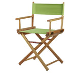 Chaise de réalisateur à cadre naturel de 18 pouces