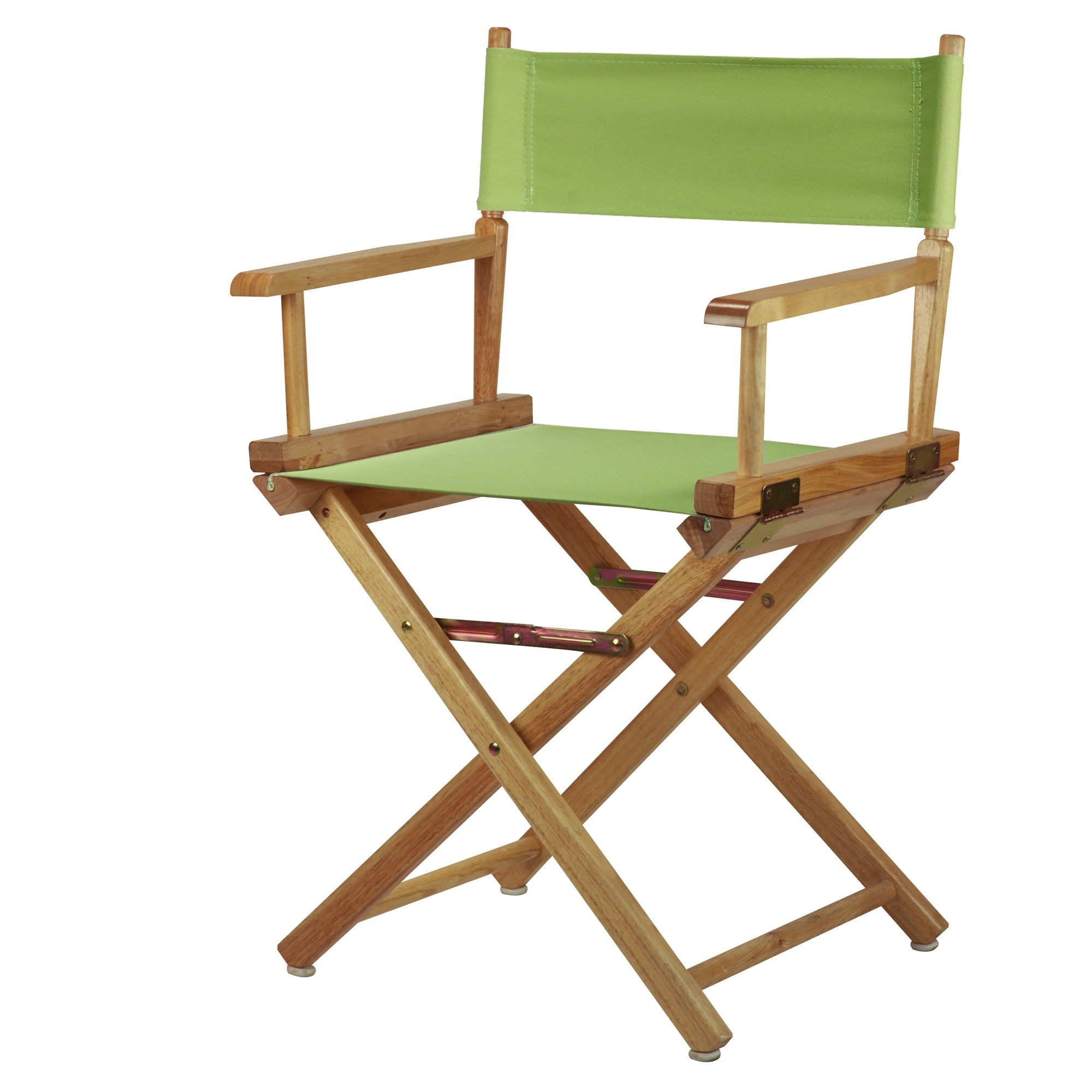 Chaise de réalisateur à cadre naturel de 18 pouces