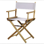 Chaise de réalisateur à cadre naturel de 18 pouces