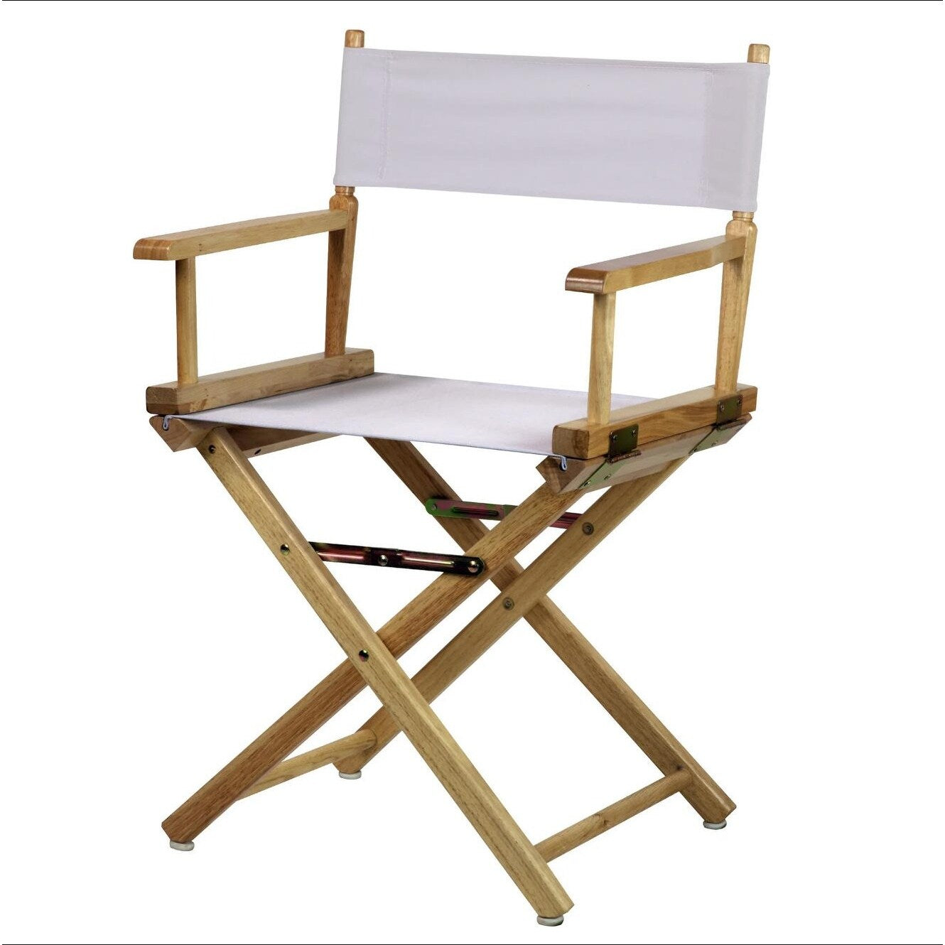 Chaise de réalisateur à cadre naturel de 18 pouces