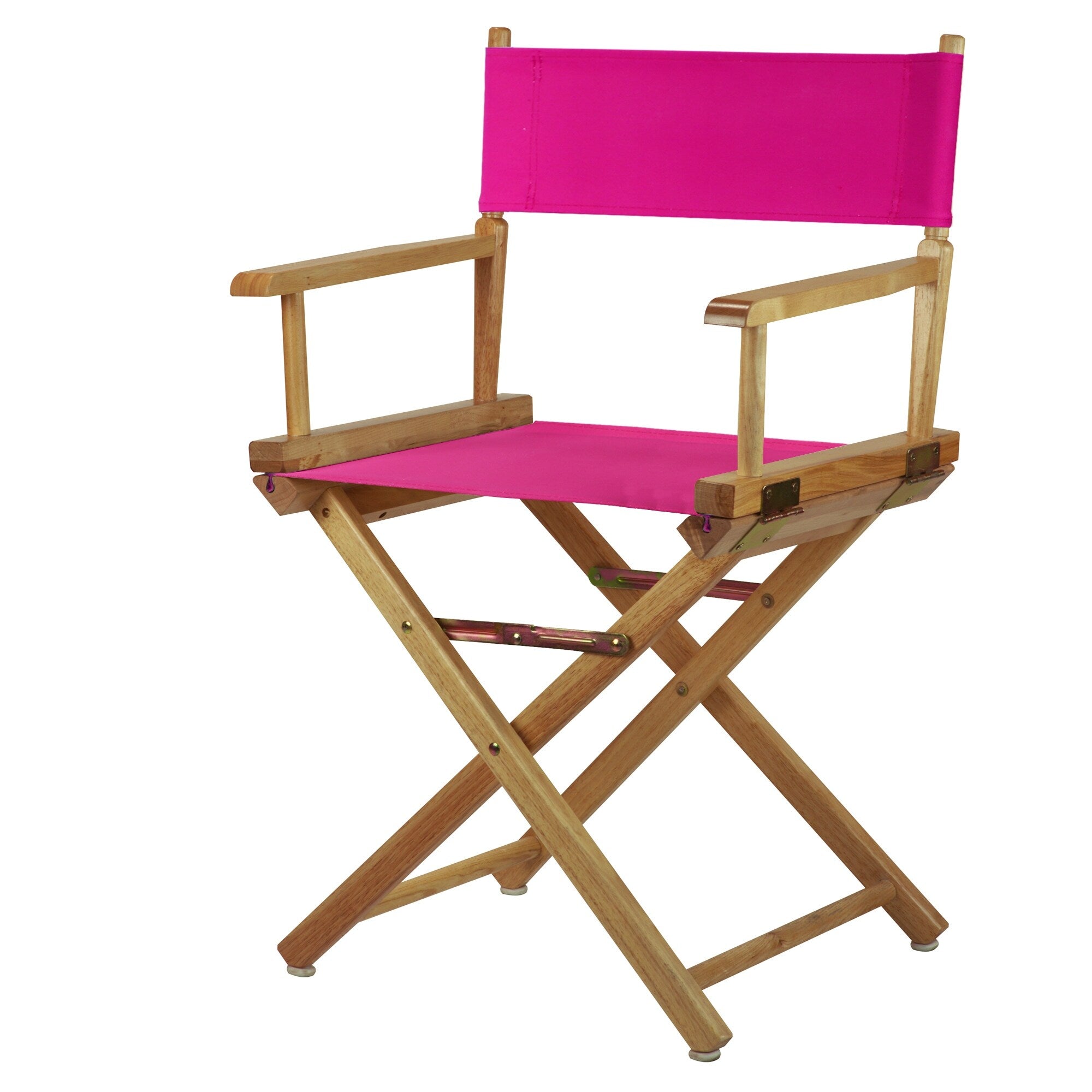 Chaise de réalisateur à cadre naturel de 18 pouces