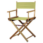 Chaise de réalisateur à cadre naturel de 18 pouces