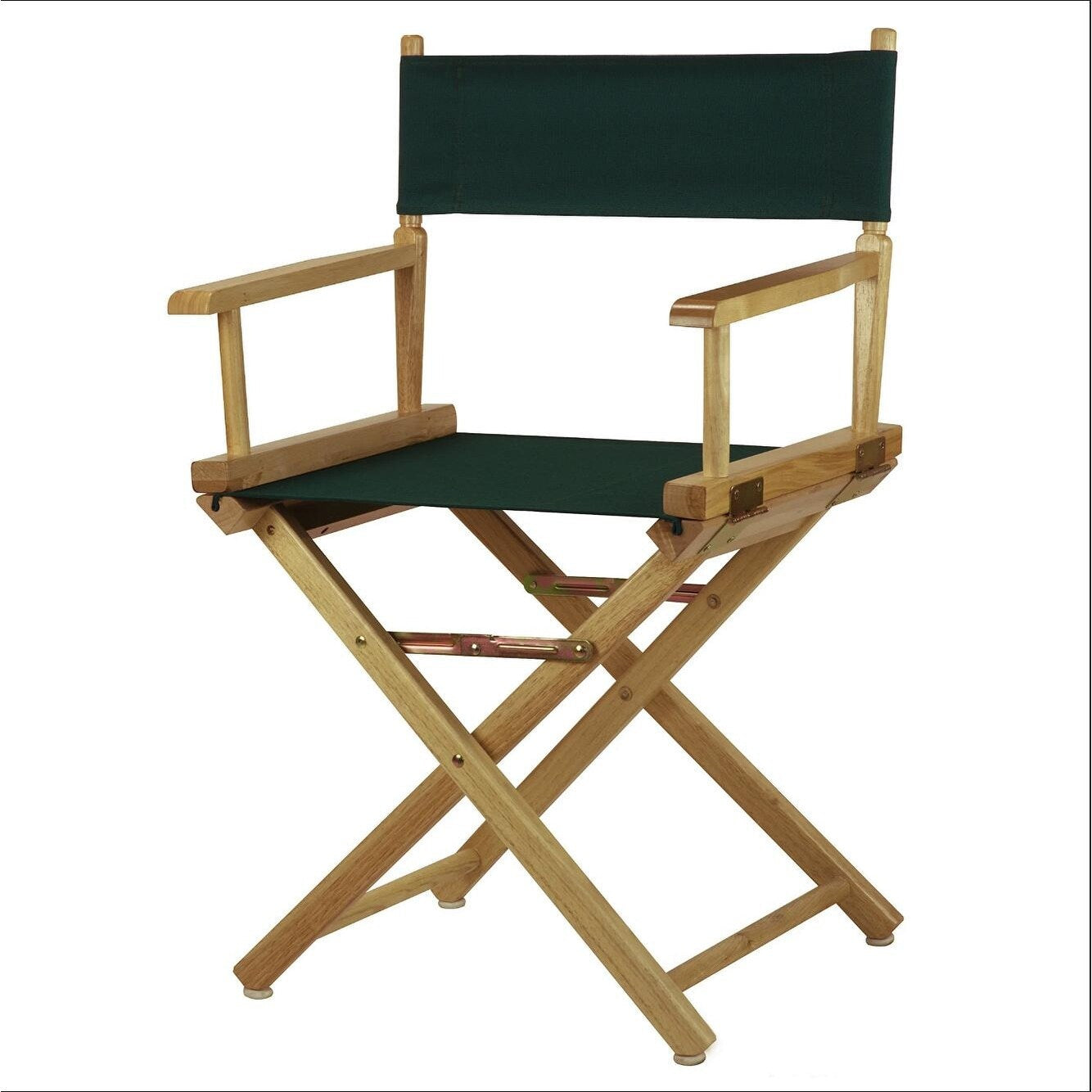Chaise de réalisateur à cadre naturel de 18 pouces
