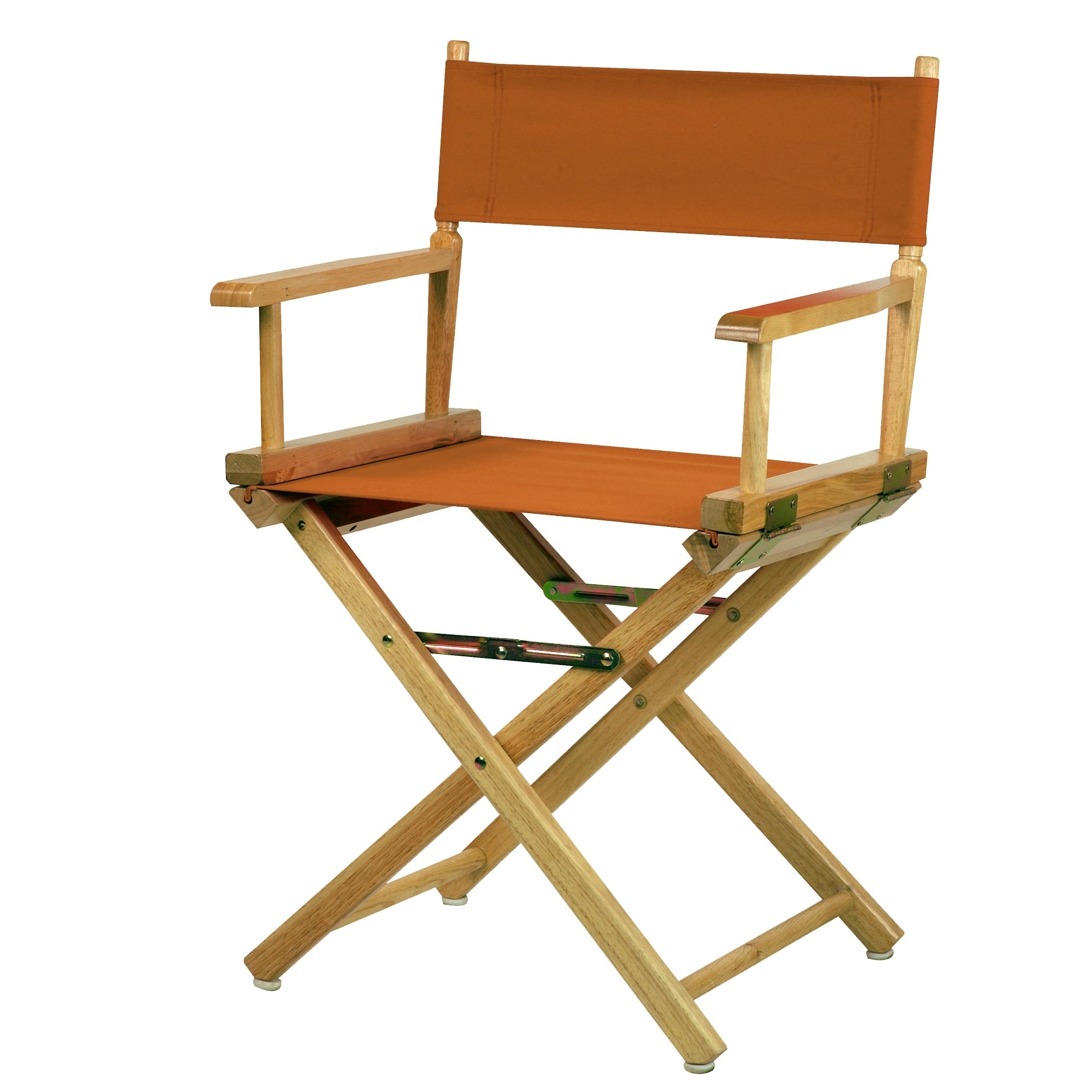 Chaise de réalisateur à cadre naturel de 18 pouces