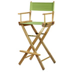 Chaise de réalisateur à cadre naturel de 30 pouces