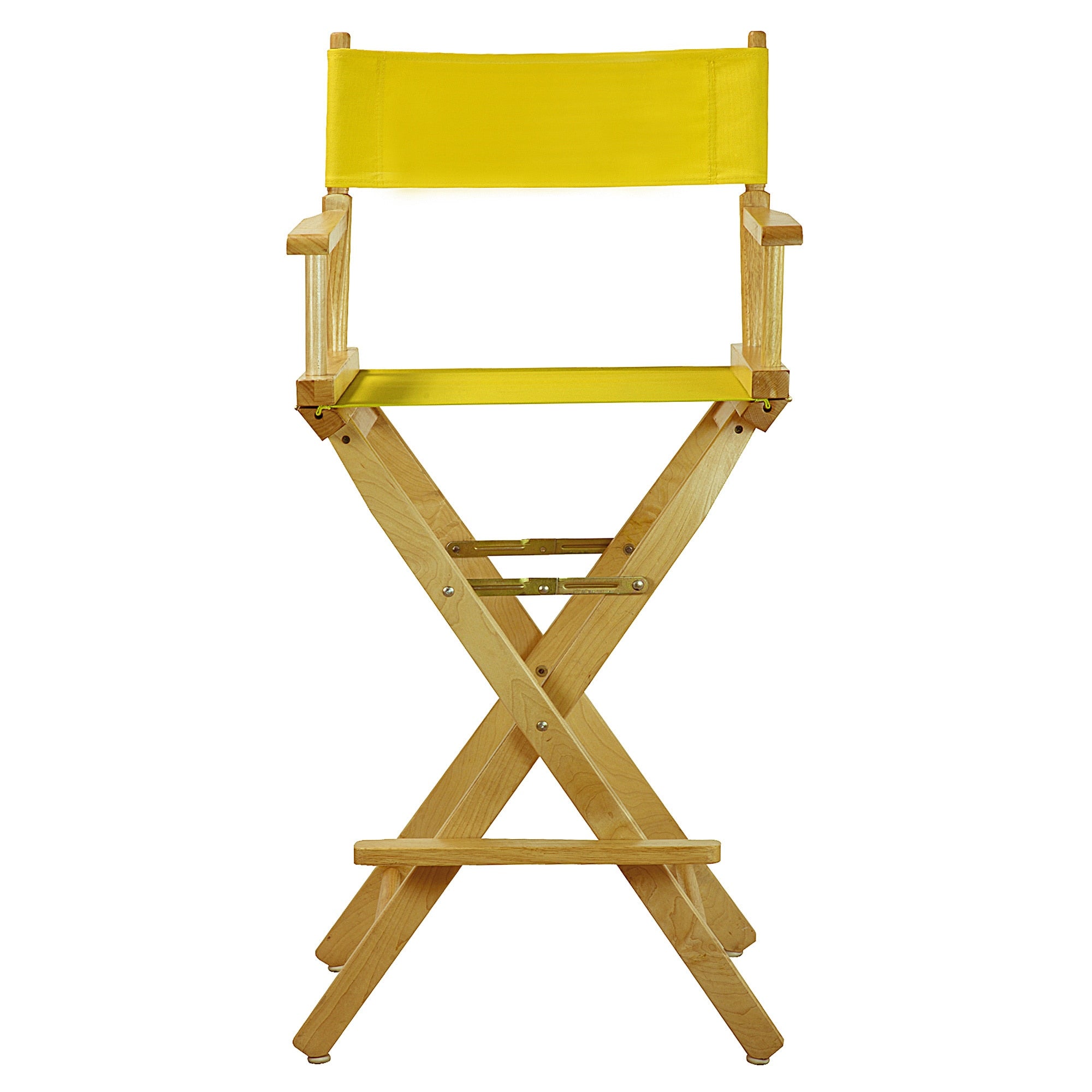 Chaise de réalisateur à cadre naturel de 30 pouces