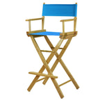 Chaise de réalisateur à cadre naturel de 30 pouces