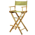 Chaise de réalisateur à cadre naturel de 30 pouces