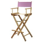 Chaise de réalisateur à cadre naturel de 30 pouces