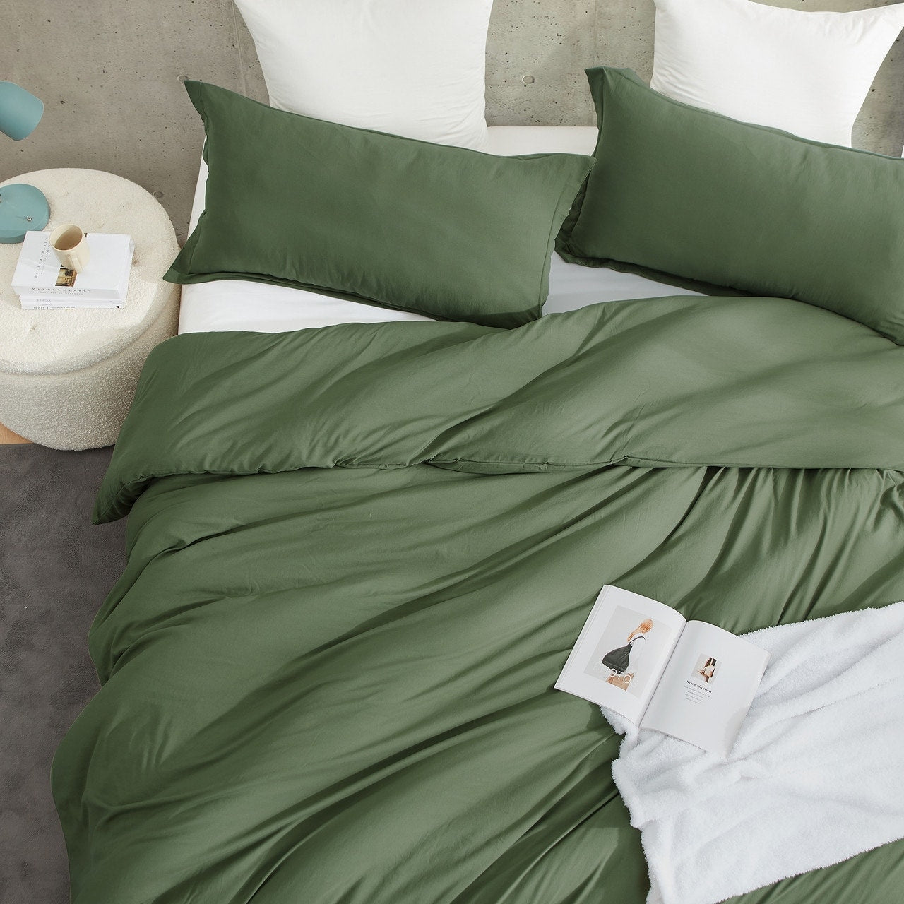 Parure de lit Natural Loft King Solid