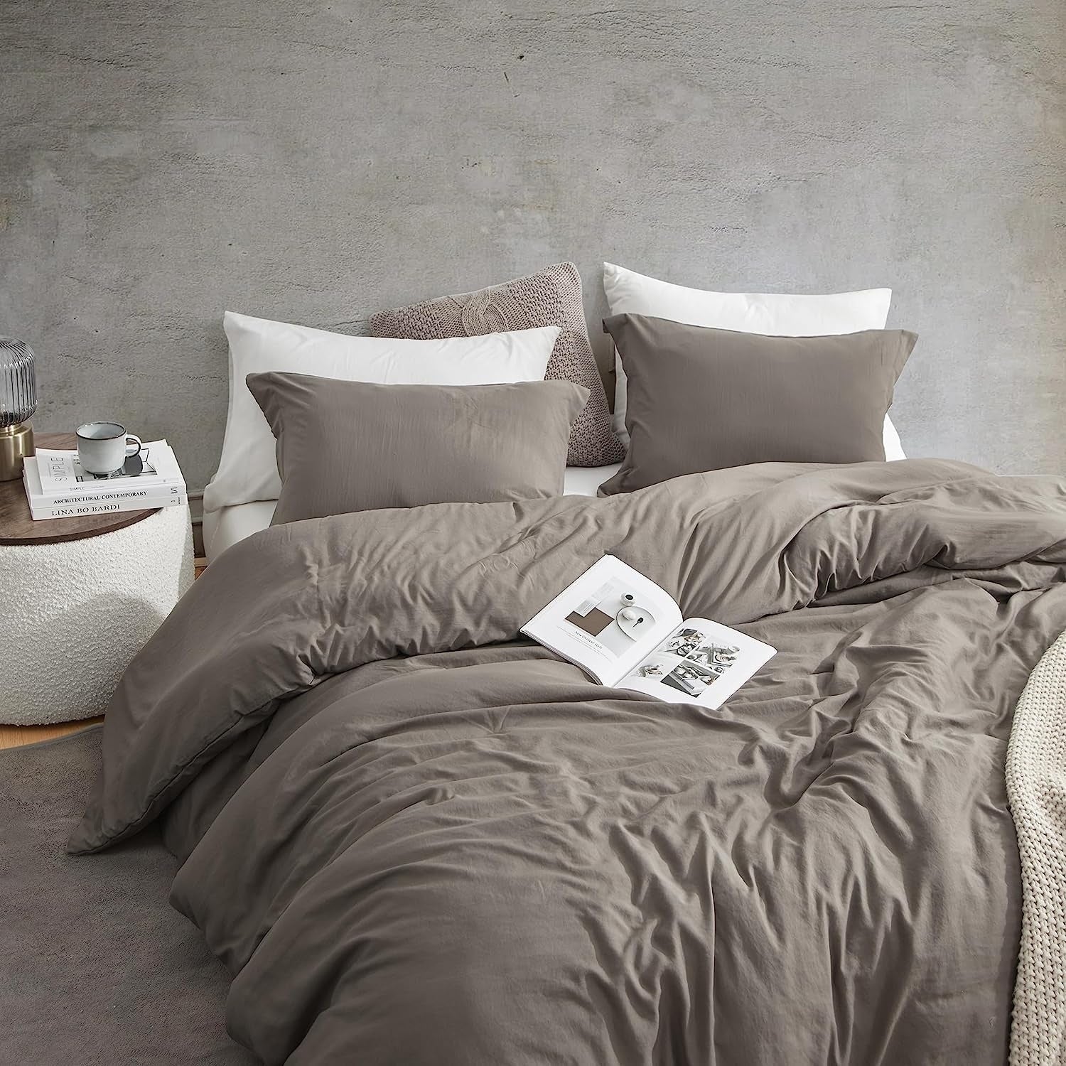Parure de lit Natural Loft King Solid
