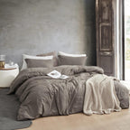 Parure de lit Natural Loft King Solid