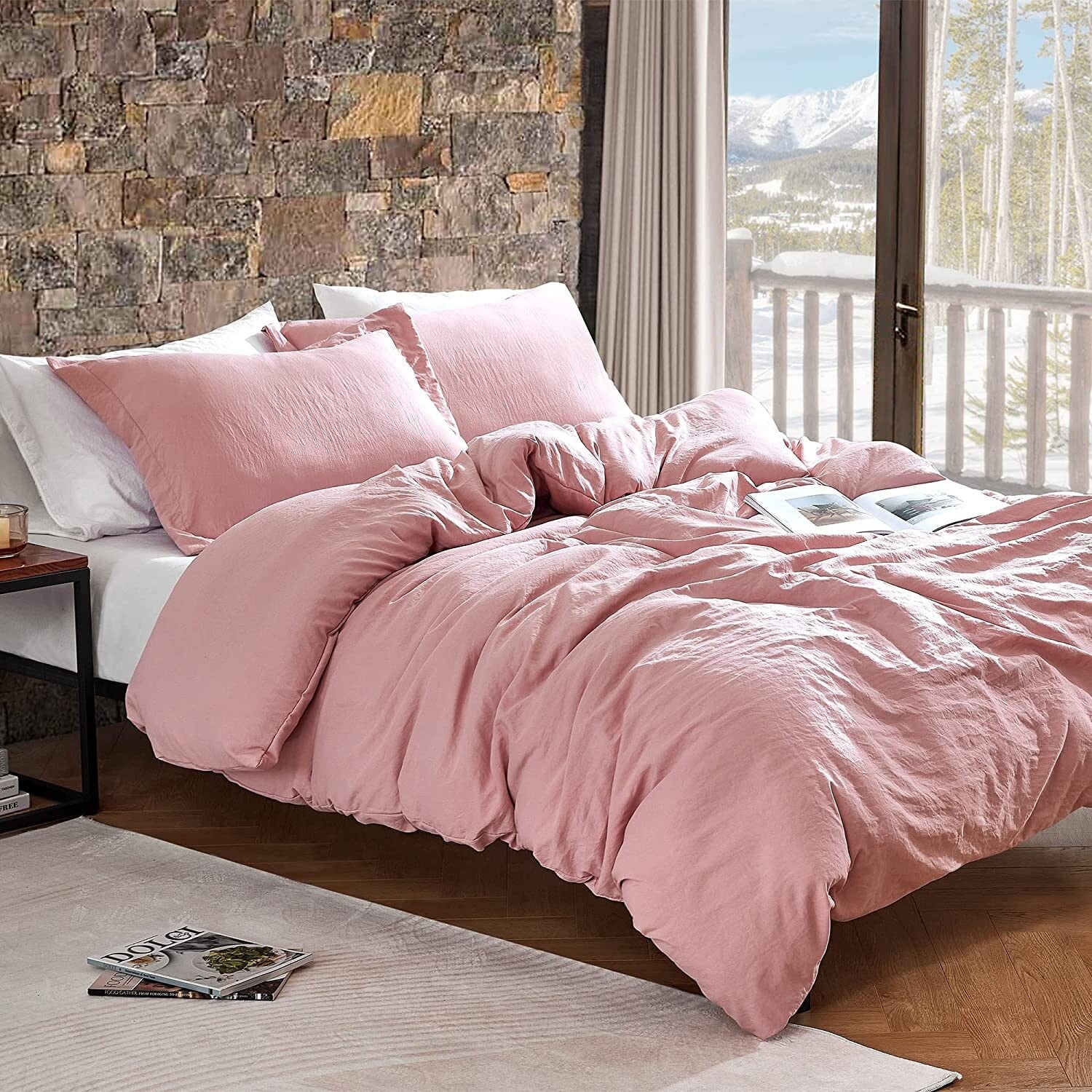 Parure de lit Natural Loft King Solid