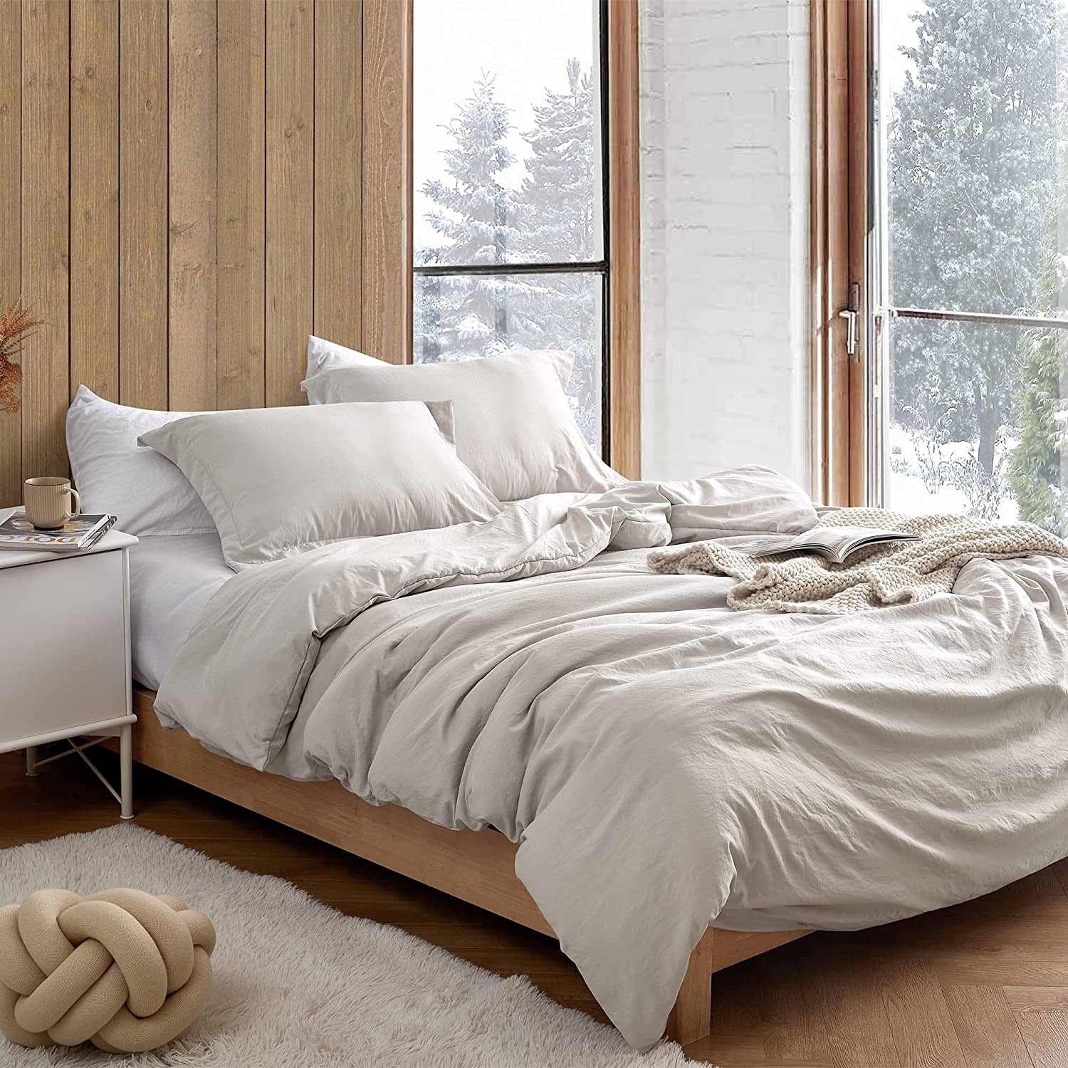Parure de lit Natural Loft King Solid
