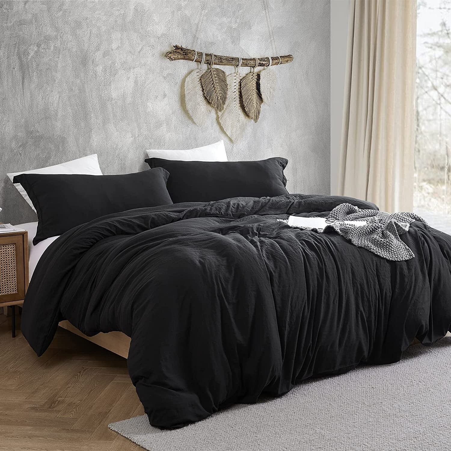 Parure de lit Natural Loft King Solid