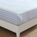 Drap-housse entièrement élastique en percale de coton Nautica