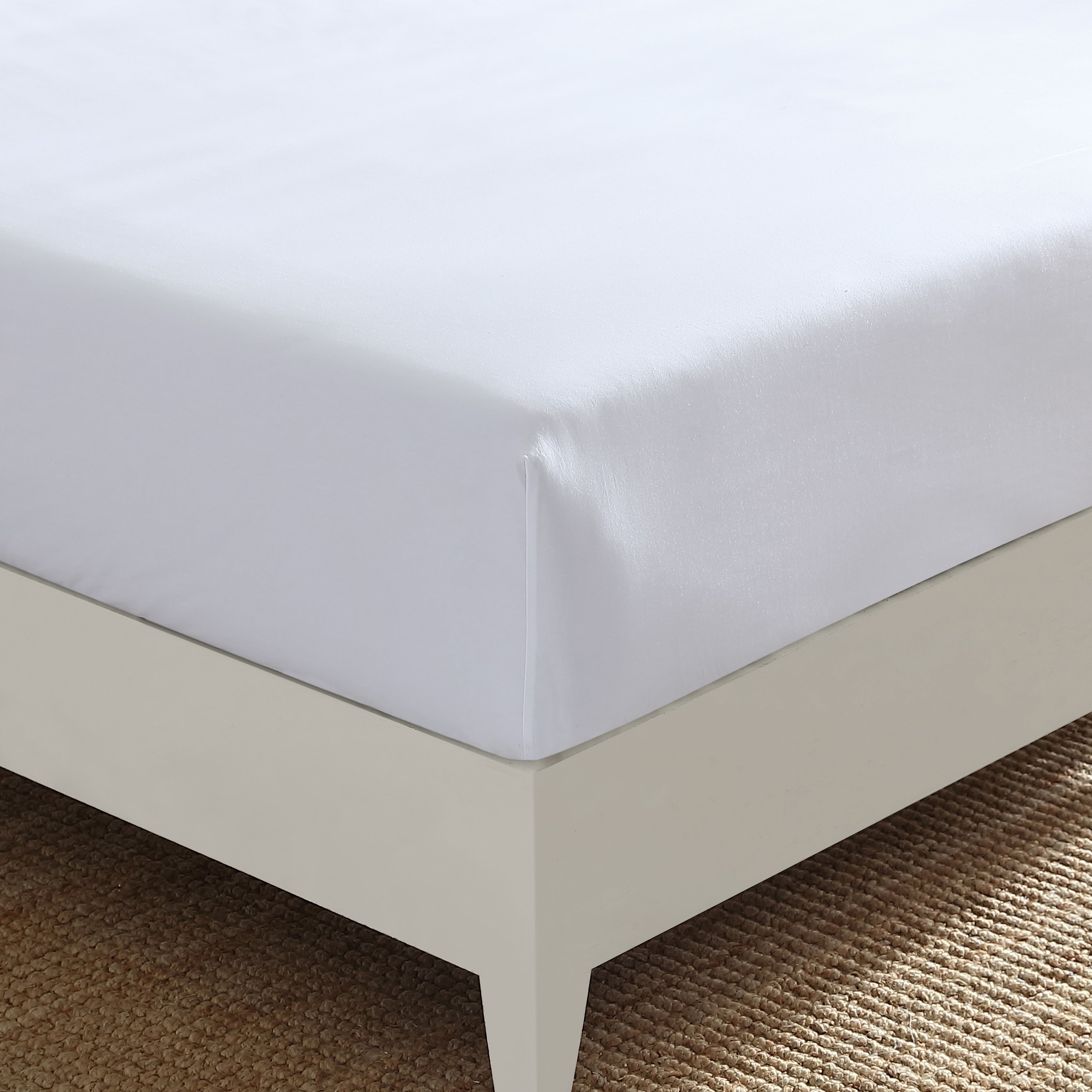 Drap-housse entièrement élastique en percale de coton Nautica