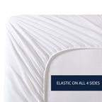 Drap-housse entièrement élastique en percale de coton Nautica