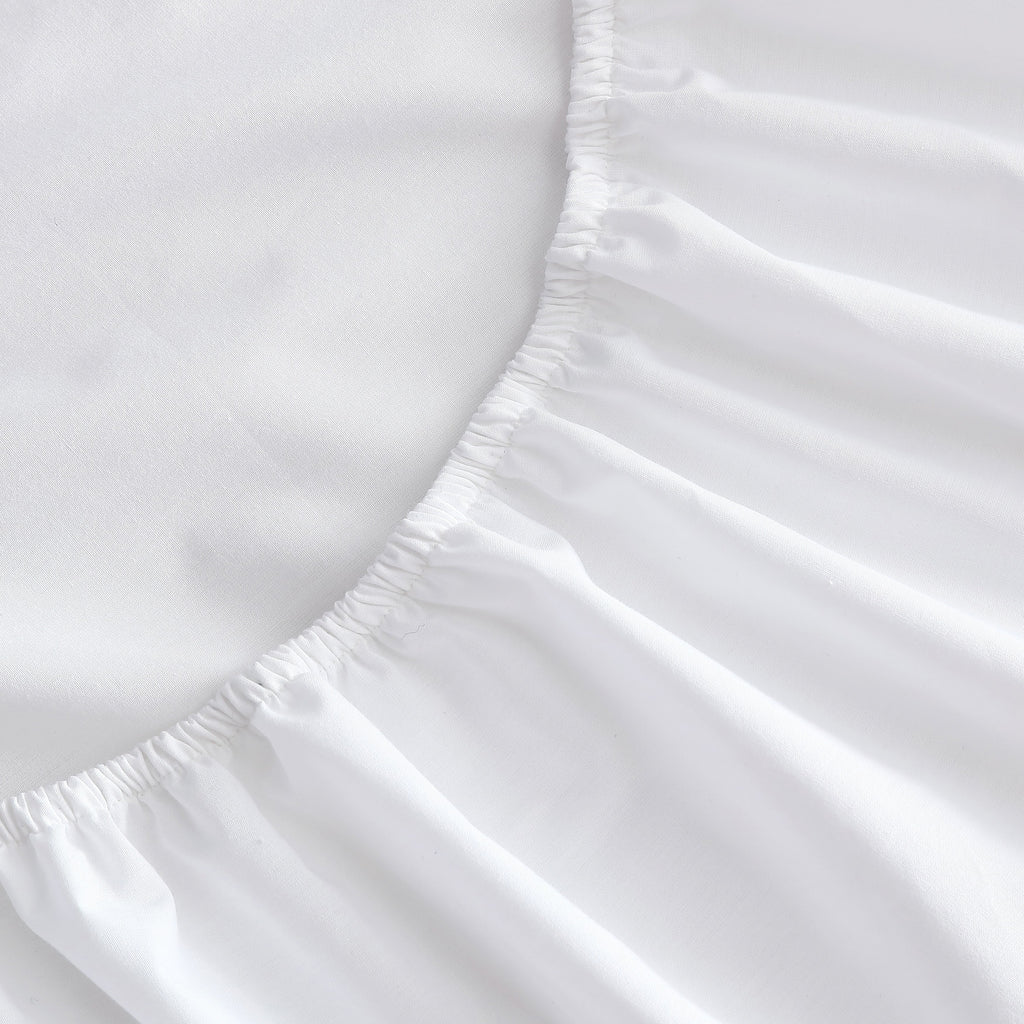 Drap-housse entièrement élastique en percale de coton Nautica