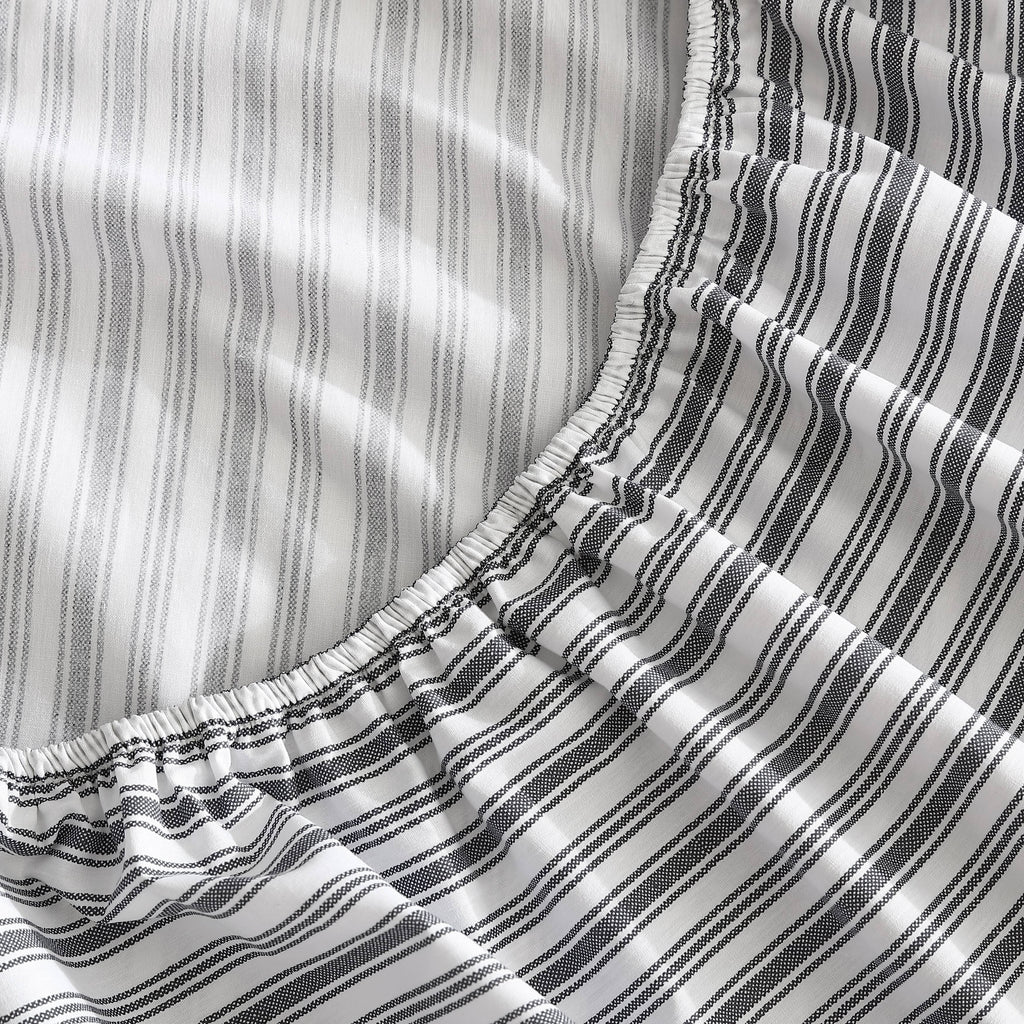 Drap-housse entièrement élastique en percale de coton Nautica