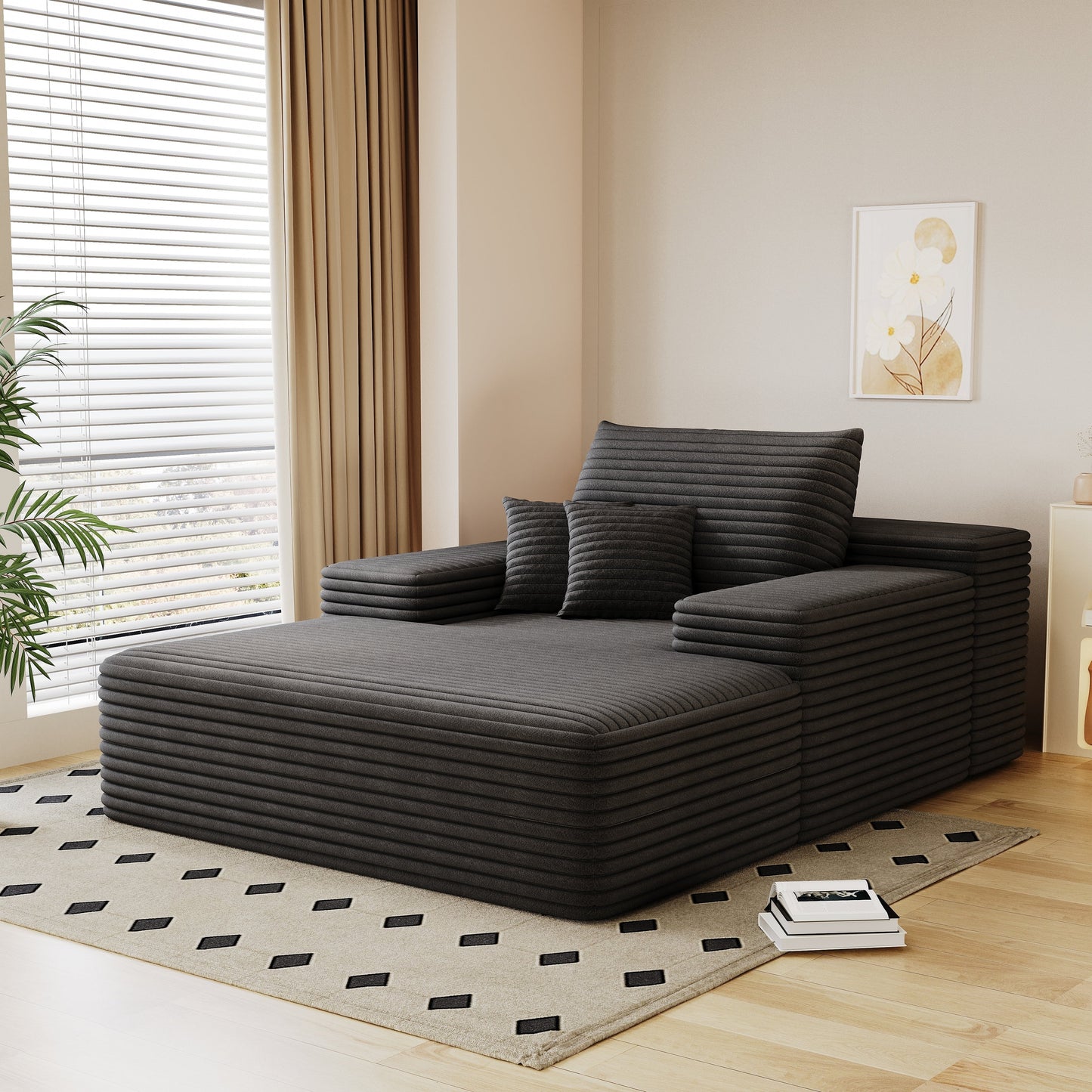 Canapé-lit rembourré surdimensionné Nebula, canapé-lit rembourré Cloud Sofas pour une lecture confortable et une détente optimale