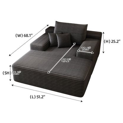 Canapé-lit rembourré surdimensionné Nebula, canapé-lit rembourré Cloud Sofas pour une lecture confortable et une détente optimale