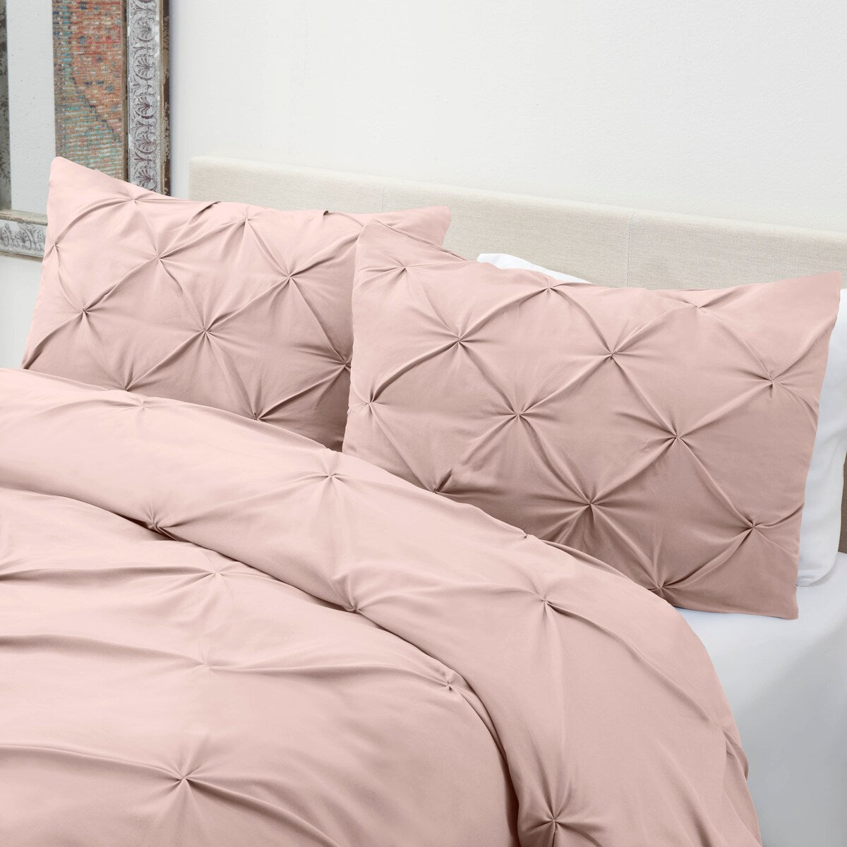Parure de lit 3 pièces à plis pincés Nestl
