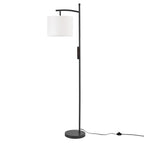 Lampadaire arqué à LED Netin 66 à intensité variable avec télécommande - N/A