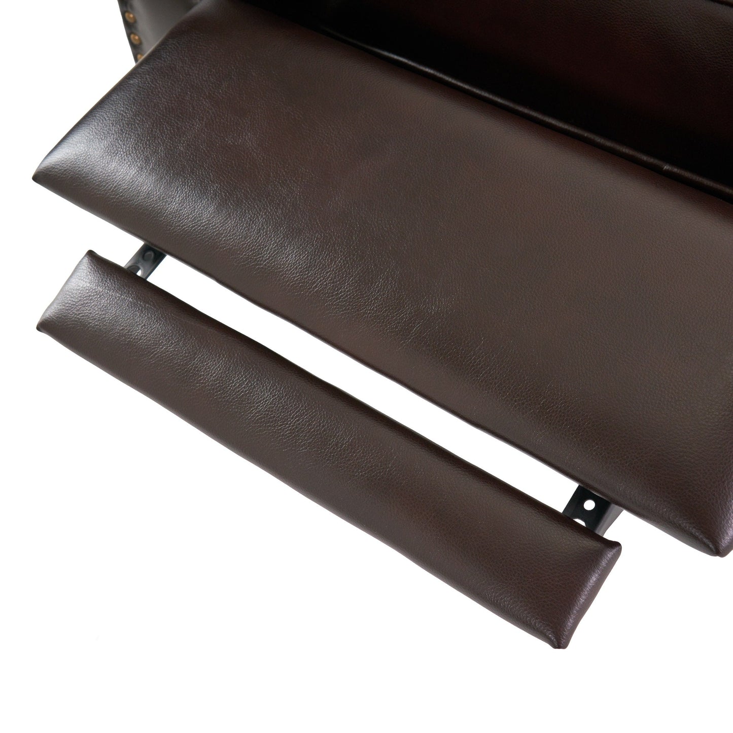 Fauteuil inclinable Neville en PU bicolore par Christopher Knight Home