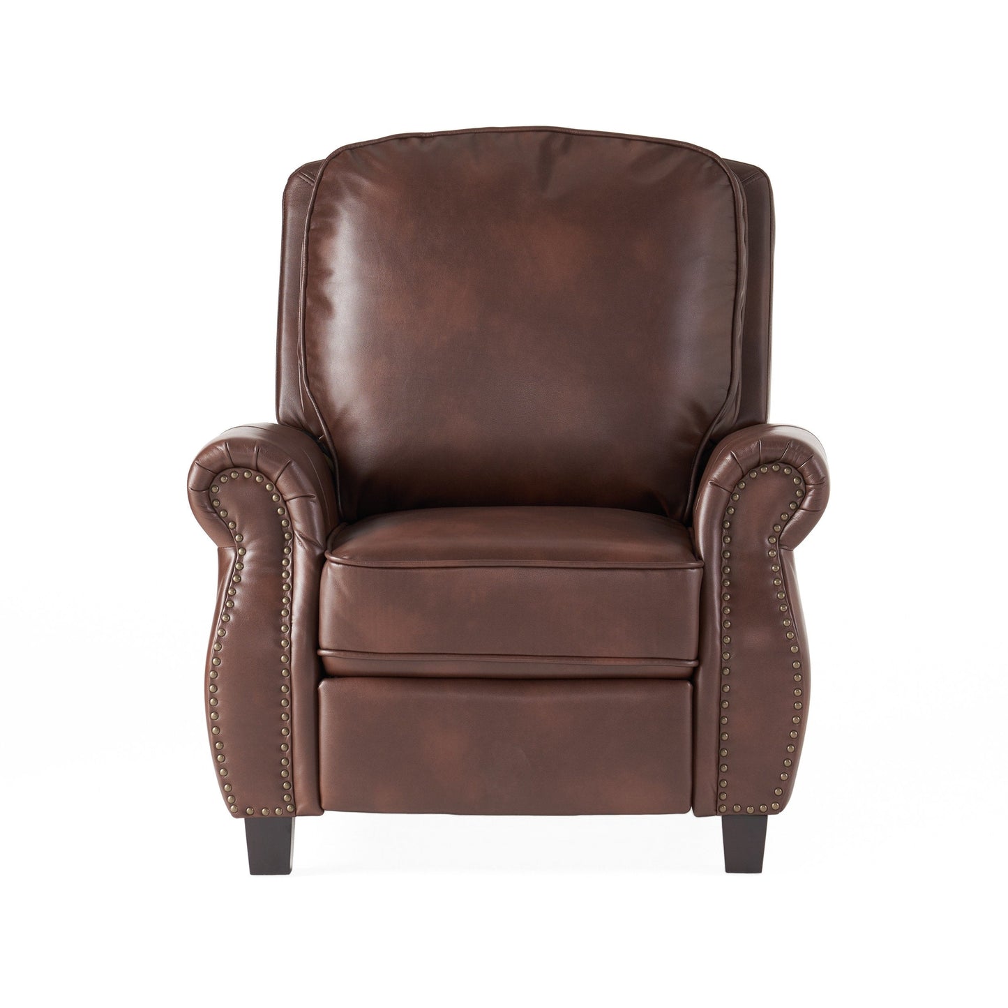 Fauteuil inclinable Neville en PU bicolore par Christopher Knight Home