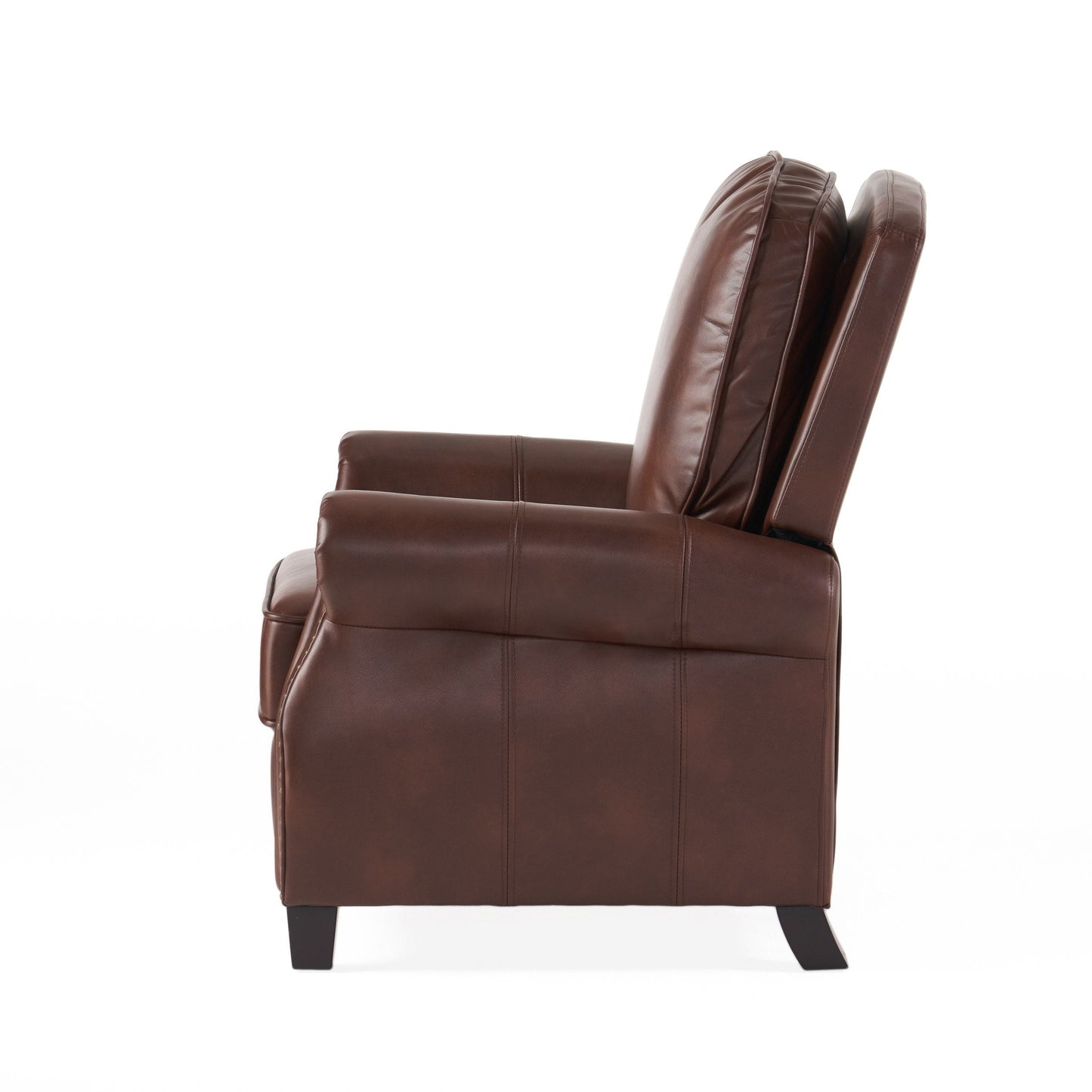 Fauteuil inclinable Neville en PU bicolore par Christopher Knight Home