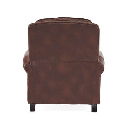 Fauteuil inclinable Neville en PU bicolore par Christopher Knight Home