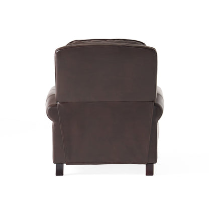 Fauteuil inclinable Neville en PU bicolore par Christopher Knight Home