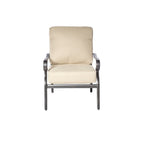 Ensemble de patio Newbury en aluminium moulé 4 pièces avec sièges profonds