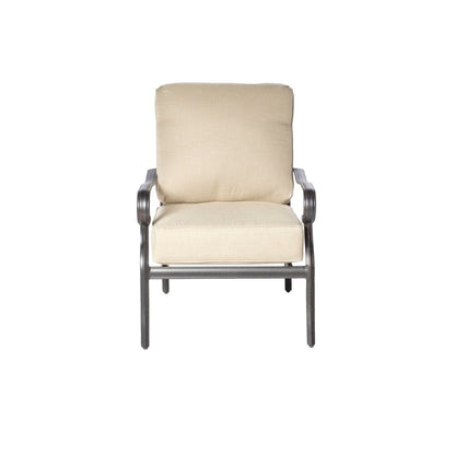 Ensemble de patio Newbury en aluminium moulé 4 pièces avec sièges profonds