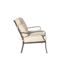 Ensemble de patio Newbury en aluminium moulé 4 pièces avec sièges profonds