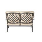 Ensemble de patio Newbury en aluminium moulé 4 pièces avec sièges profonds