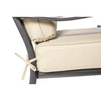 Ensemble de patio Newbury en aluminium moulé 4 pièces avec sièges profonds