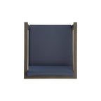 Fauteuils club d'extérieur Newbury en bois d'acacia avec coussins (lot de 2) par Christopher Knight Home