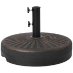 Newport 55-lb Fillable Round Patio Market Umbrella Base Stand - N/A