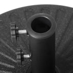 Newport 55-lb Fillable Round Patio Market Umbrella Base Stand - N/A