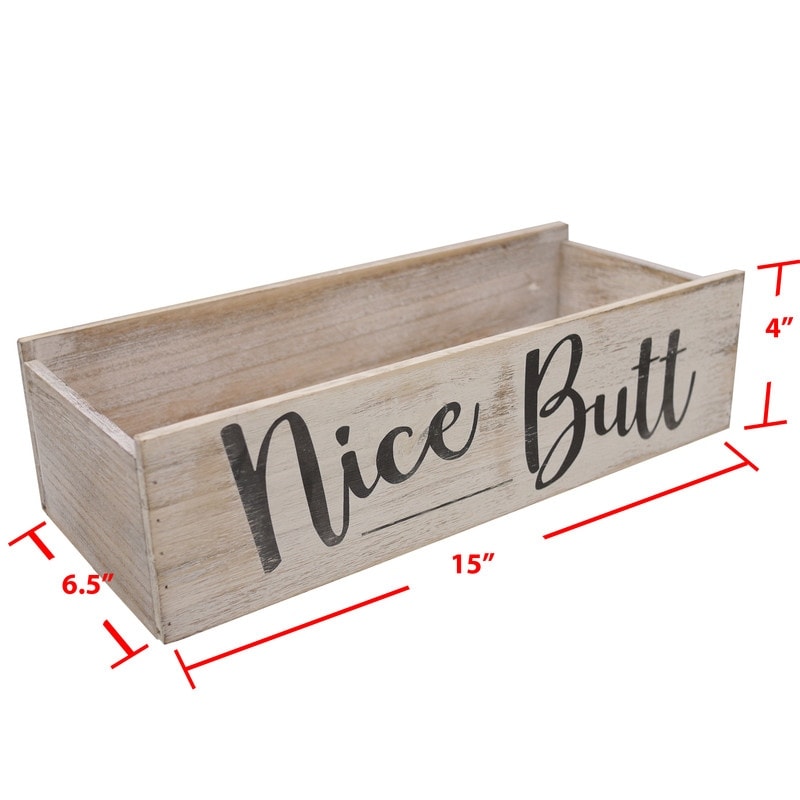 Jolie boîte décorative pour salle de bain et cuisine - 8'6 x 13'
