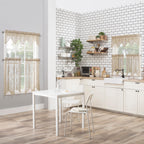 N° 918 Alison Sheer Lace Rideau de cuisine Cantonnière
