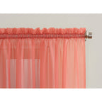 N° 918 Emily Voile Sheer Tringle Rideau 1 pièce, panneau simple