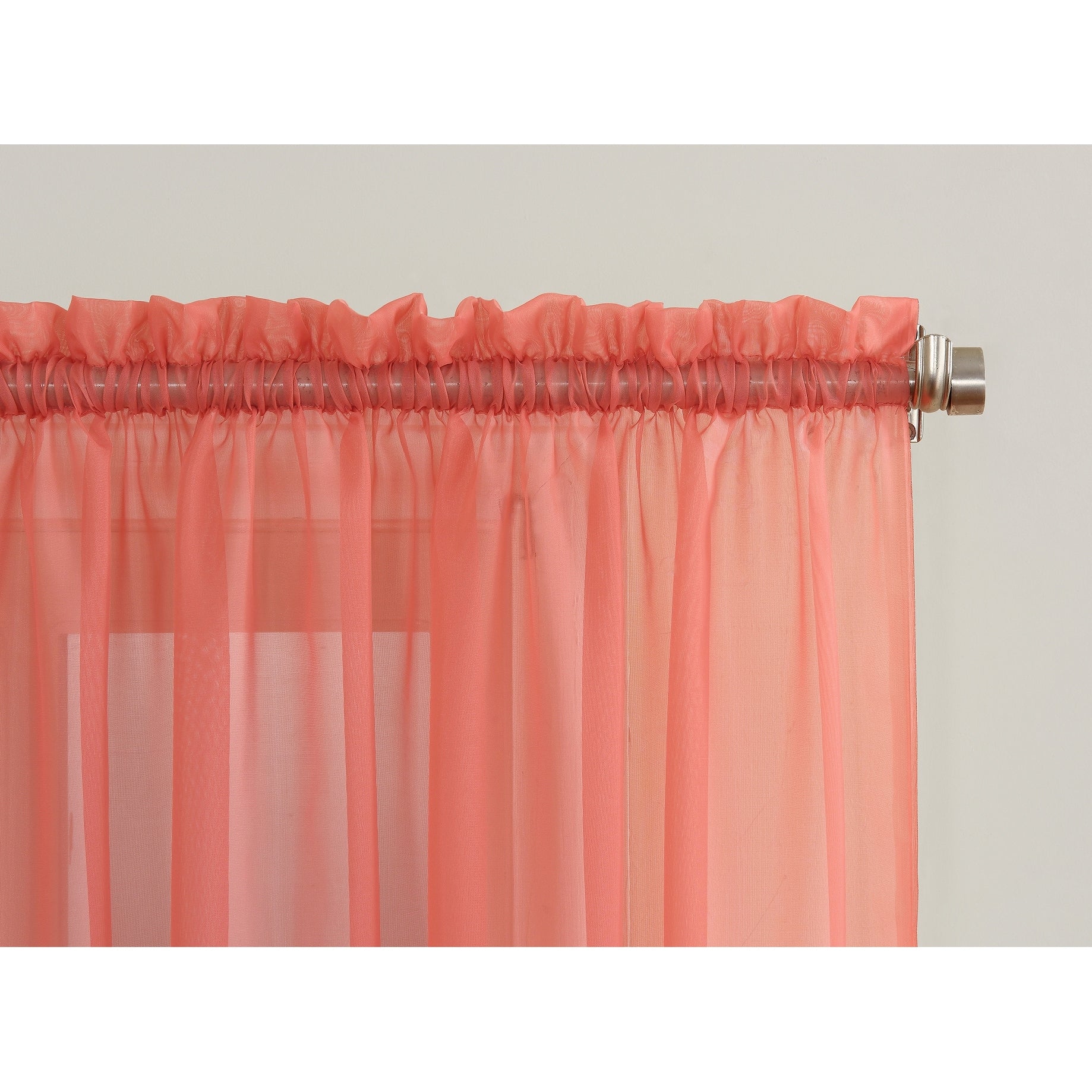N° 918 Emily Voile Sheer Tringle Rideau 1 pièce, panneau simple