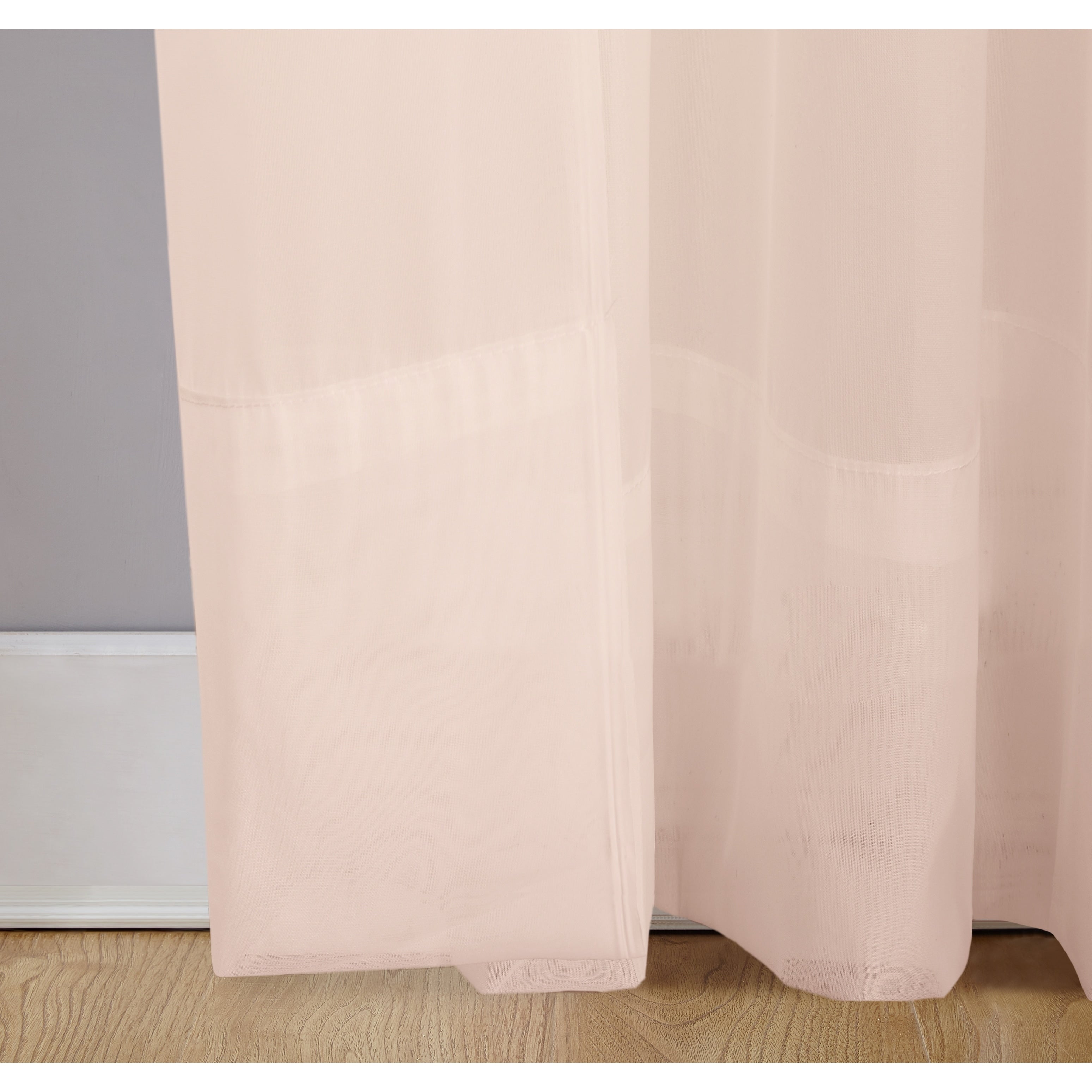 N° 918 Emily Voile Sheer Tringle Rideau 1 pièce, panneau simple