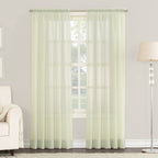 N° 918 Emily Voile Sheer Tringle Rideau 1 pièce, panneau simple